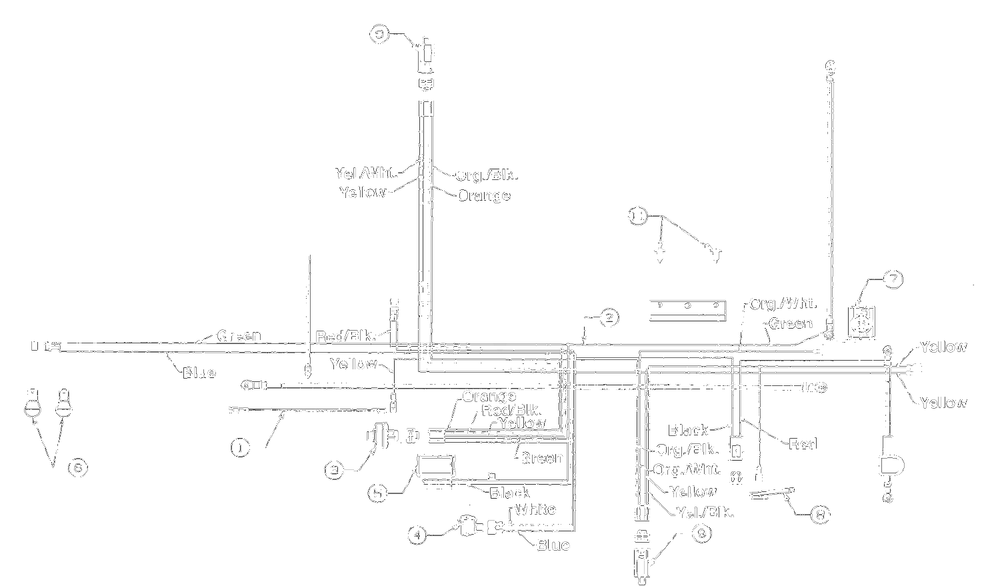 Electrical Single Cylinder Briggsandstratton Diagram and Parts List for 13AM675G000 2002 Yard Machines Lawn Tractor